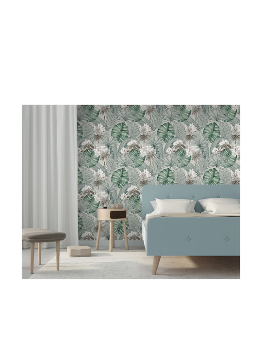 Wallpaper Eden Grey/Green L1005xW53cm