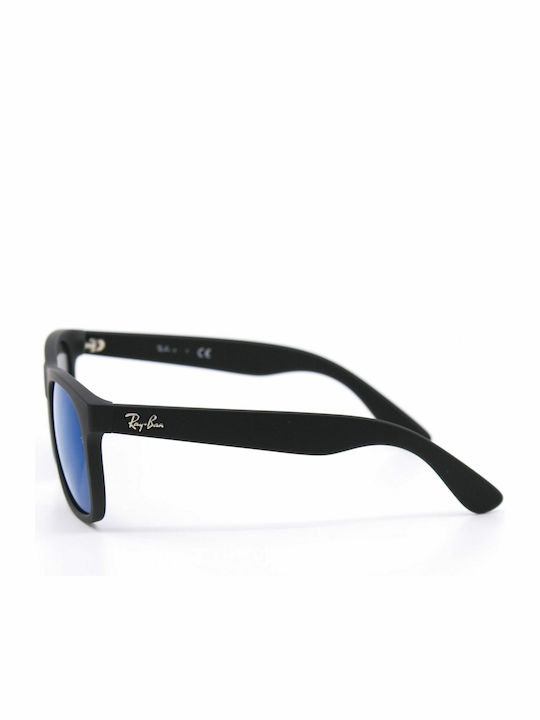Ray Ban Unbreakable Square Kids Sunglasses with Mirror Blue for 7-11 Years