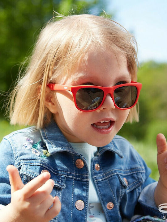 iTooTi Квадратни Бебешки Детски Слънчеви Очила Червени За 6-36 Месеца