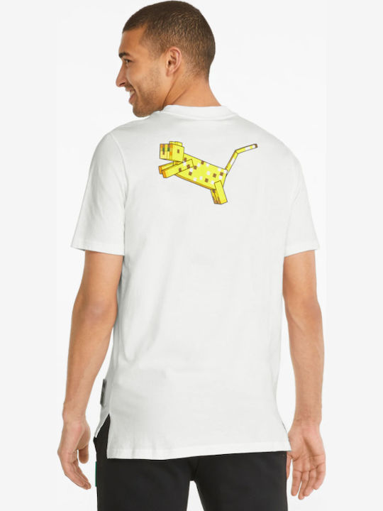 PUMA X Minecraft T-shirt Λευκό