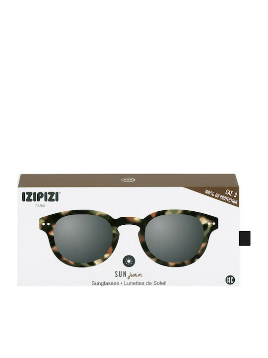 Izipizi C Square Kids Sunglasses Tortoise For 5-10 Years