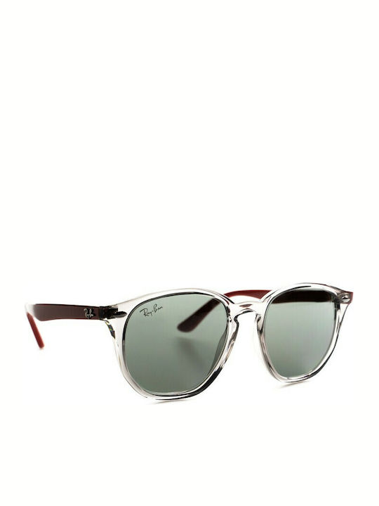 Ray Ban Άθραυστα Τετράγωνα Παιδικά Γυαλιά Ηλίου με Καθρέφτη Φακό Διάφανα