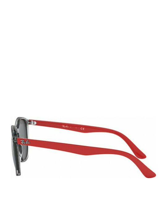 Ray Ban Άθραυστα Τετράγωνα Παιδικά Γυαλιά Ηλίου με Καθρέφτη Φακό Διάφανα