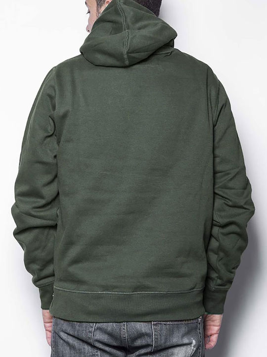 Biston Men's Sweatshirt with Hood and Pockets Khaki