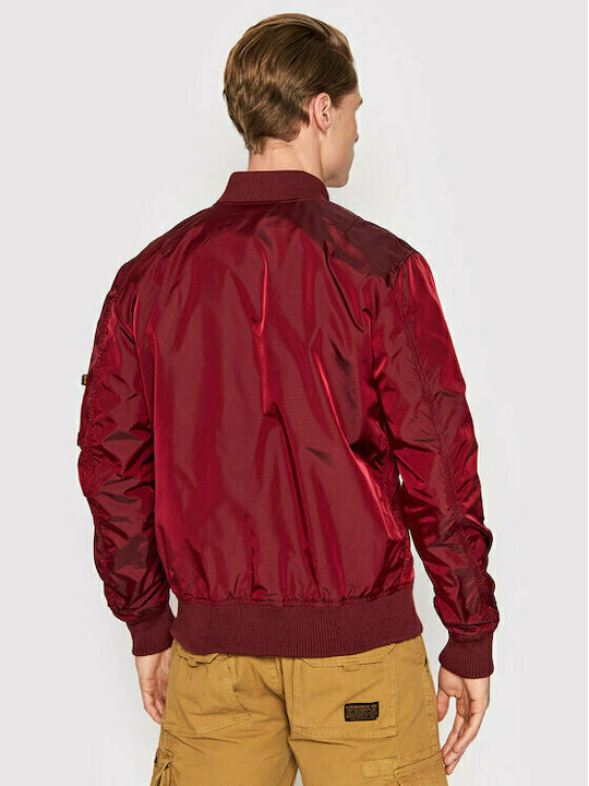 Alpha Industries MA-1 TT Herren Jacke Bomber Burgundisch