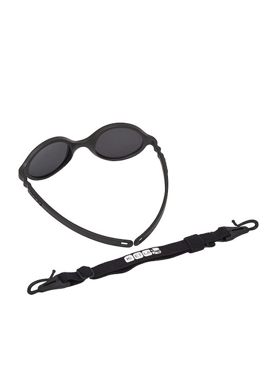 KiETLA Diabola Unbreakable Baby Kids Sunglasses Black For 0-1 Year