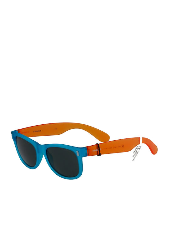 Polaroid Unbreakable Butterfly Kids Sunglasses with Polarized Blue Lens