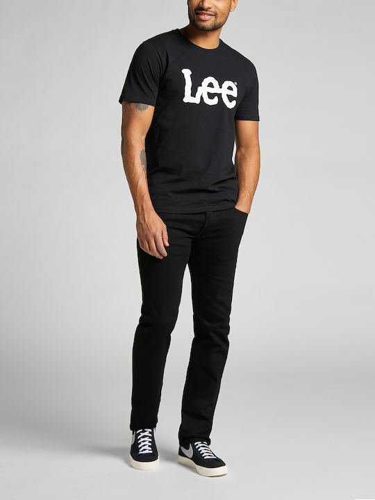 Wobbly Logo T-shirt Black