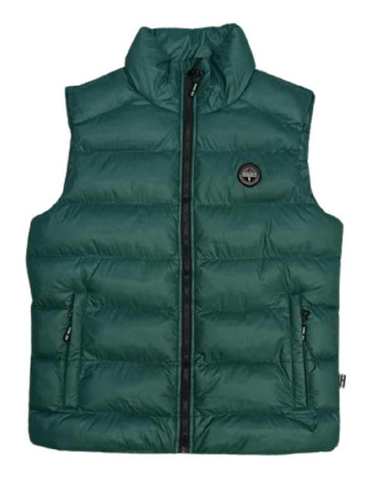 Αμάνικο Μπουφάν Puffer Πράσινο