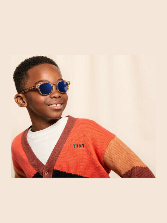 Izipizi Square Kids Sunglasses Yellow Honey For 5-10 Years