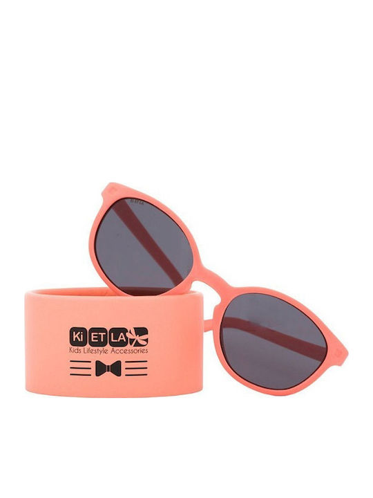 KiETLA Wazz Άθραυστα Παιδικά Γυαλιά Ηλίου Grapefruit για 2-4 Ετών