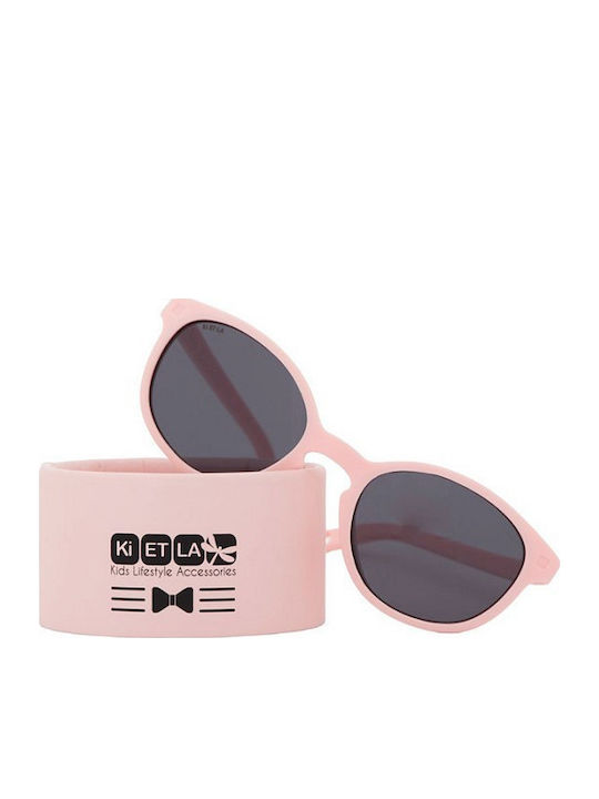 KiETLA Wazz Άθραυστα Παιδικά Γυαλιά Ηλίου Blush Pink για 2-4 Ετών