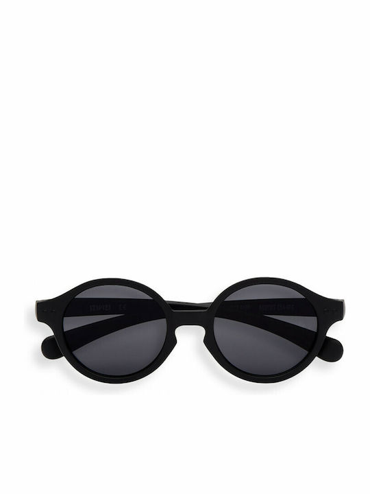 Izipizi Round Baby Sunglasses Black for 0-9 Months