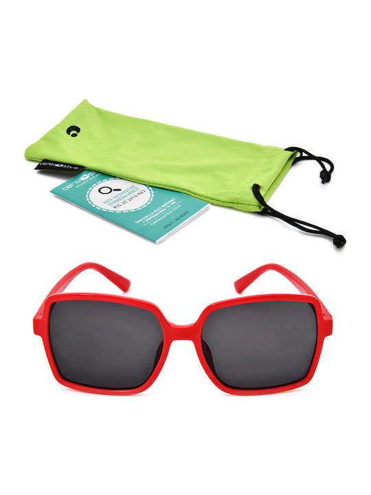 Centrostyle Oversized Kids Sunglasses Red