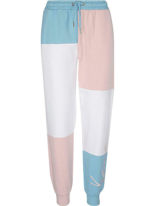 Signature Blok Jogginghose Jogger Hellblau
