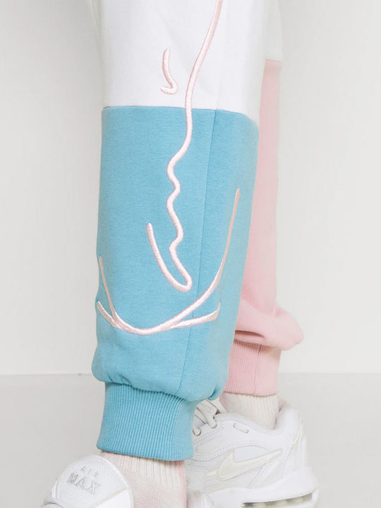 Signature Blok Jogginghose Jogger Hellblau
