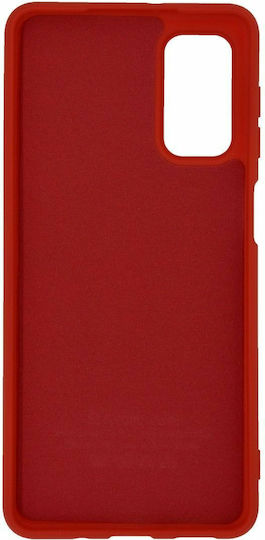 Ancus Liquid Back Cover Σιλικόνης Κόκκινο (Galaxy M52)