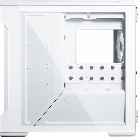 Phanteks Enthoo Evolv X Glass Gaming Midi-Turm Computergehäuse mit Seitenfenster und RGB-Beleuchtung Weiß