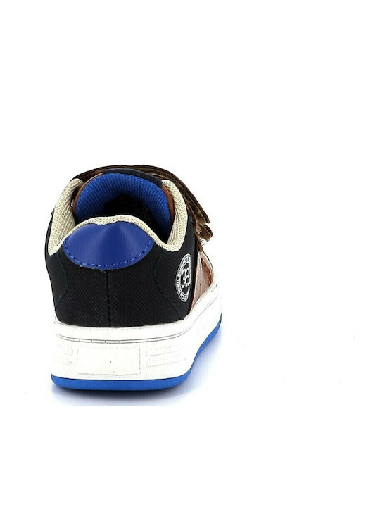 Παιδικά Sneakers με Σκρατς Καφέ