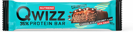 Nutrend Qwizz Bars with 35% Protein & Flavor Chocolate Coconut 12x60gr