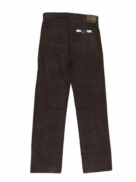 Armani Jeans Men's Trousers in Regular Fit Brown