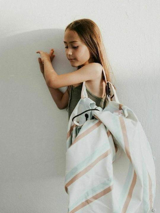Play&go Outdoor Surf Kids Rug Beige 140x140cm