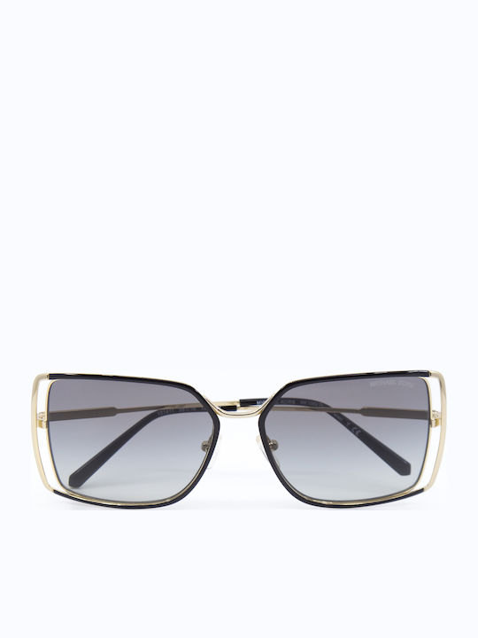 Michael Kors Michael Kors Women's Sunglasses with Black Metallic Frame and Gray Lenses MK1053 101411