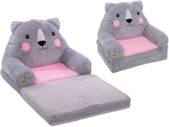 Kinderstuhl Happy Bear Grau 40x55x50cm