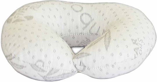 Idilka Bamboo Travel Pillow Travel Set Pillow 35x30x10cm White