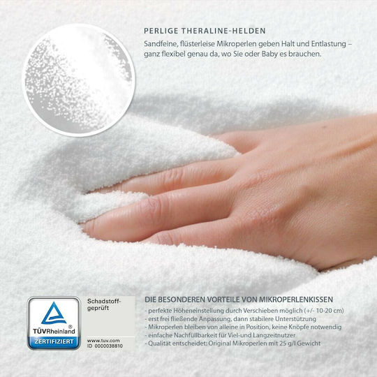 Theraline Μαξιλάρι Εγκυμοσύνης & Θηλασμού Γκρι 190cm