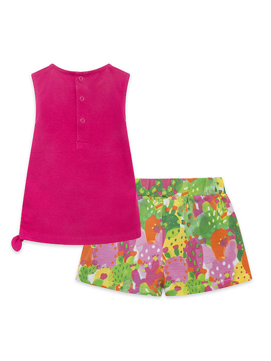 Tuc Tuc Kids Set with Shorts Summer 2pcs Fuchsia