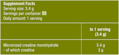 Biotech USA 100% Micronized Creatine Monohydrate Ungesüßt