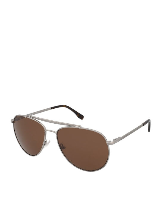 Lacoste Men's Sunglasses with Silver Metal Frame L177S-033