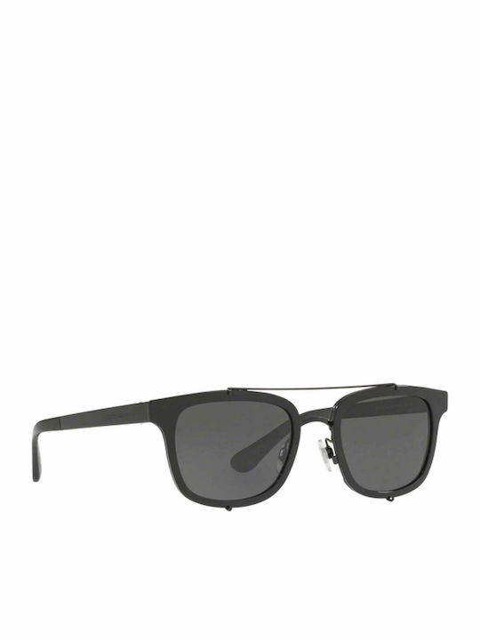 Dolce & Gabbana Men's Sunglasses with Black Plastic Frame and Black Lens DG2175 501/87