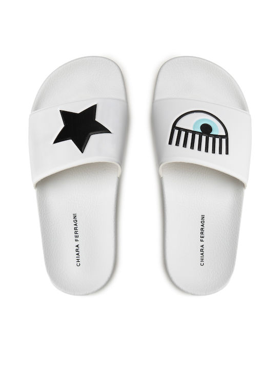 Women's Slides White