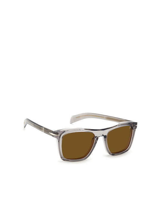 David Beckham Men's Sunglasses with Gray Plastic Frame DB 7000/S KB7/70