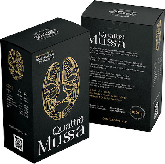 Gusto Cafea Espresso Guatemala Quattro Mussa Boabe 1kg