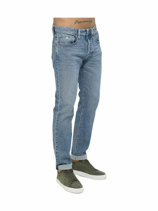 Hardy Men's Jeans Pants with Regular Straight Fit Blue