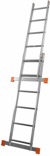 Bulle Dublu Scara combinata Aluminiu 2x6