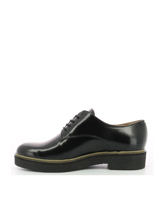 Oxfork Damen Derby in Schwarz Farbe