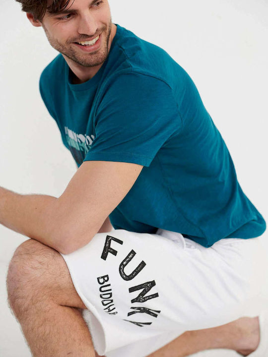 Men's Athletic Shorts White
