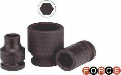 Force Socket Pneumatic Hex with Square Drive 1/2" Diameter 13mm