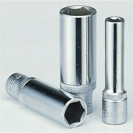 Force Socket Hex Long with Square Drive 3/8" Diameter 24mm