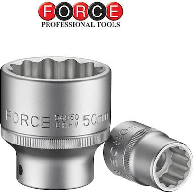 Force Socket Phillips with Square Drive 3/4" Diameter 28mm