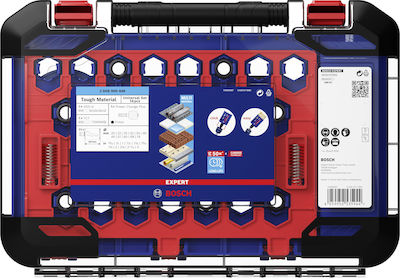 Bosch Set de ferăstraie cu coroane Expert Tough Material cu diametru de la 1mm până la 76mm pentru Lemn și Metal