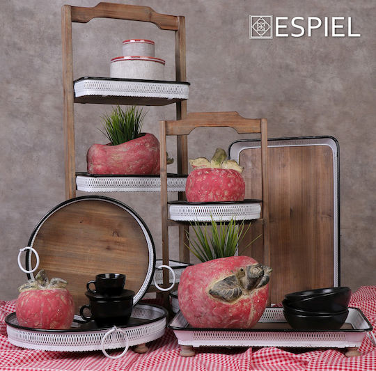 Espiel Strawberry Plant Pot Ceramic Red Espiel Strawberry Plant Pot Ceramic Red
