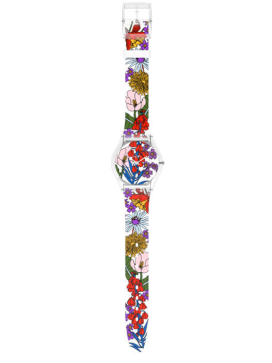 Swatch Skin Classic Ceas de Damă cu Multicolor Curea din Cauciuc