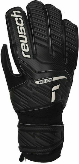 Reusch Attrakt Solid Adults Goalkeeper Gloves Black