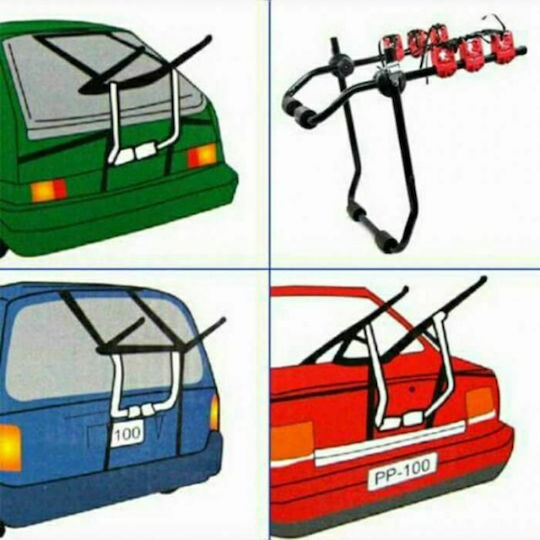 Car Bike Trunk Rack for 2 Bikes