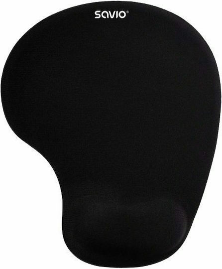 Savio Mouse Pad with Wrist Support Black 230mm MP-01B